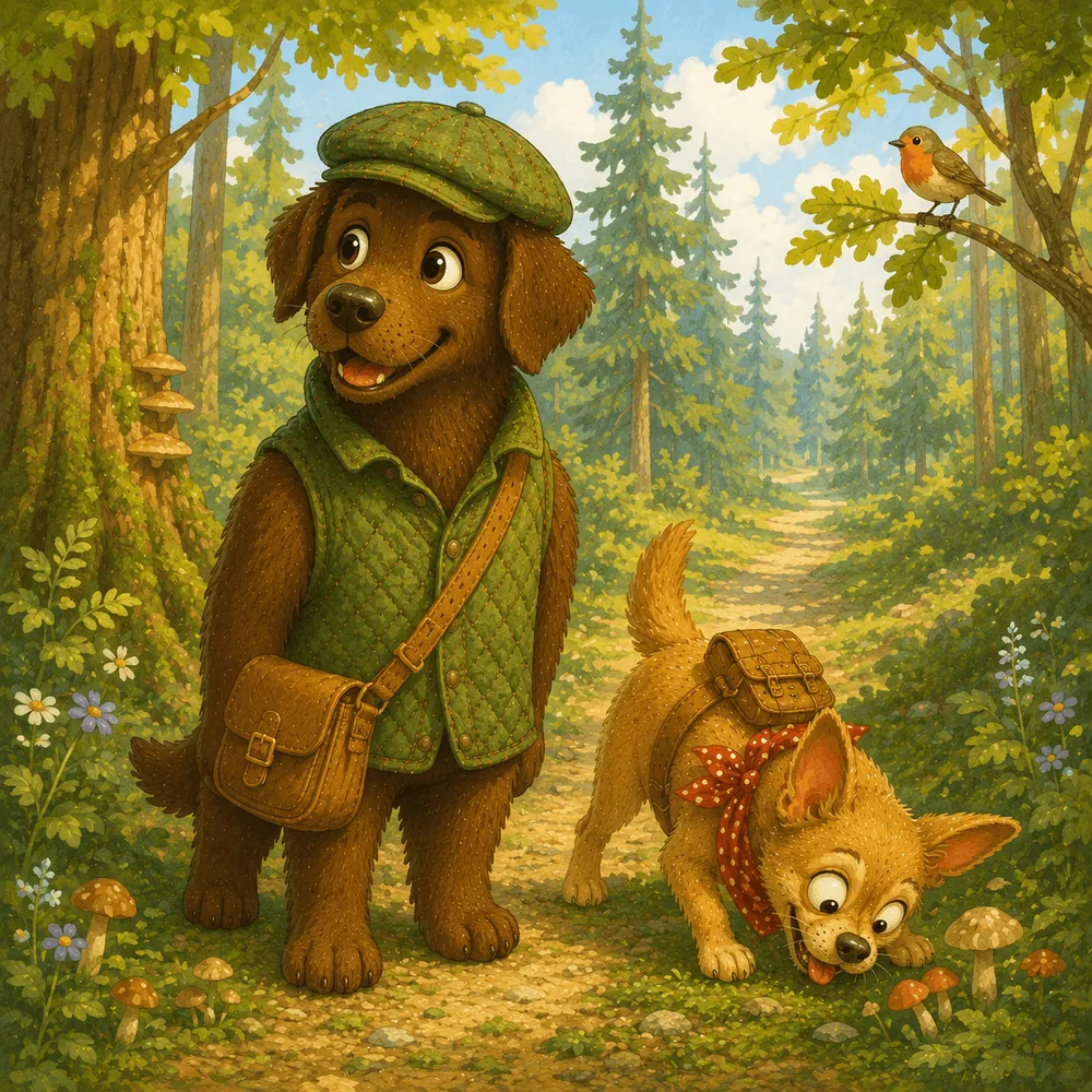 Joe et Auguste dans la forêt vosgienne, gardiens de la nature préservée